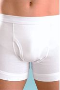 Lot de 2 boxers ouverts devant pur coton peigné