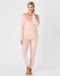 Pyjama Thermolactyl en velours embossé