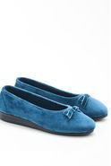 Ballerines aspect velours