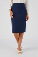 Jupe droite stretch