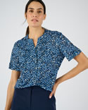 Chemisier maille crêpe stretch