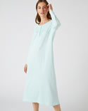 Lot de 2 chemises de nuit jersey pur coton peigné