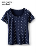 T-shirt coton stretch imprimé