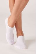 Lot de 2 paires de socquettes invisibles coton mélangé