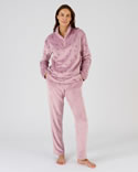 Pyjama Thermolactyl en maille reliéfée
