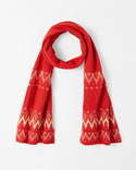 Écharpe maille chaude jacquard Thermolactyl