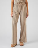 Pantalon large rayé
