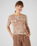 T-shirt mélange lin