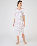 Lot de 2 chemises de nuit jersey pur coton peigné