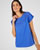 T-shirt broderie ton sur ton