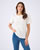 T-shirt maille reliéfée