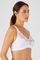 Soutien-gorge sans armatures, basque élastiquée