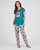 Pantalon de pyjama en maille jersey pur coton