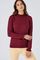 Pull maille fantaisie fine et chaude