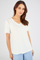 T-shirt détails dentelle