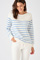 Pull rayures fantaisie