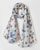 Foulard avec fils argentés