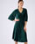Robe en velours plissé