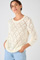 Pull ajouré fil ruban