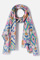 Foulard effet froissé imprimé