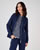 Veste de jogging zippée maille bouclette