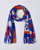 Foulard imprimé tachiste