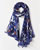 Foulard imprimé coquelicot