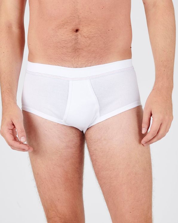 Lot de 3 slips ouverts devant pur coton peigné