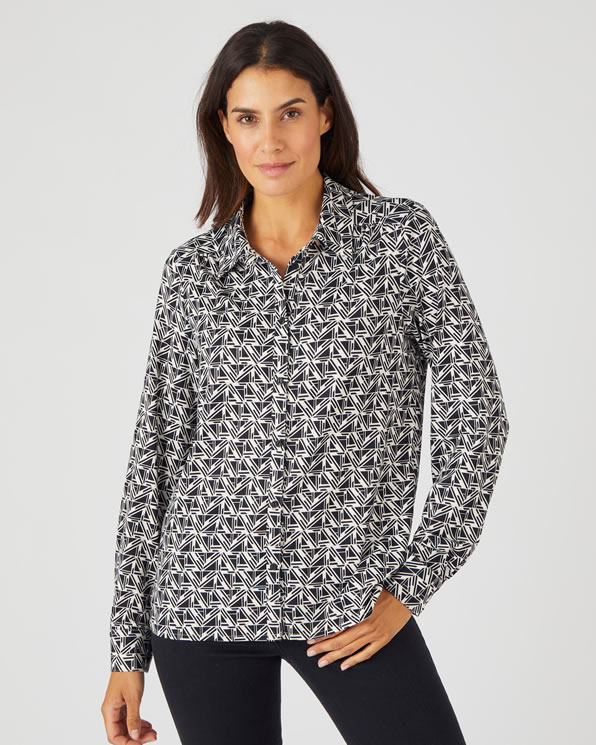 Chemisier maille chaude