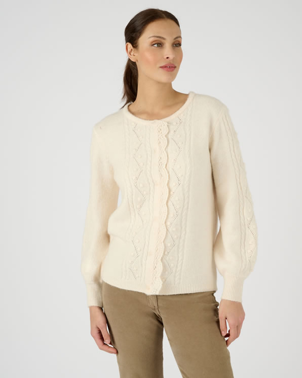 Cardigan maille fantaisie Thermolactyl