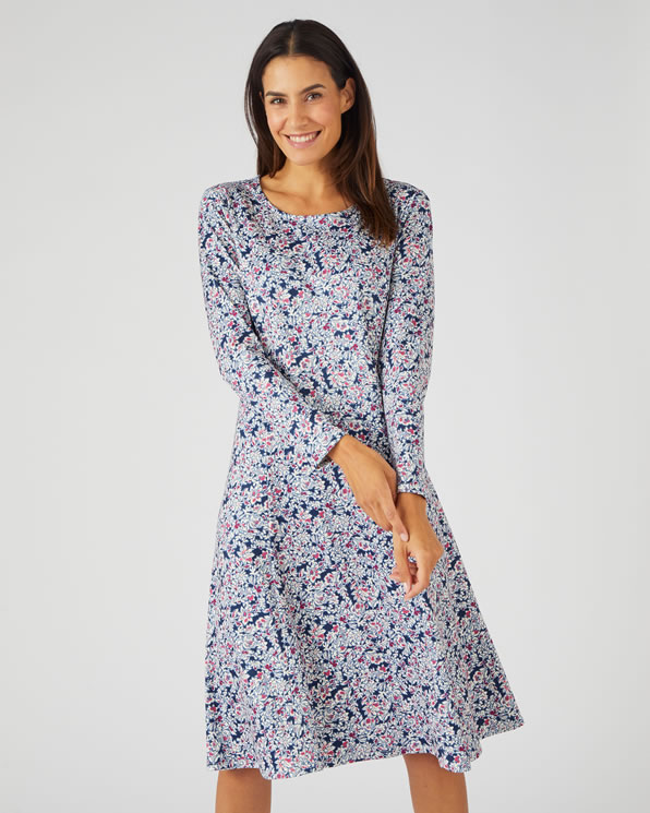 Robe forme patineuse maille chaude Robes Damart Luxembourg