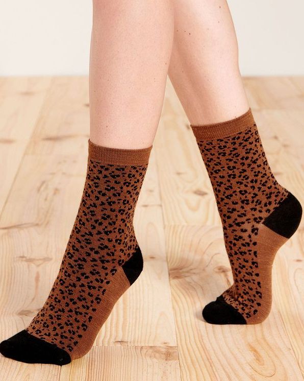 Lot de 3 paires de mi-chaussettes maille jacquard mélange laine