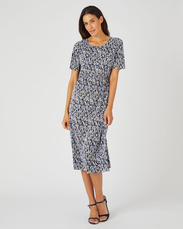 Robe maille plissée