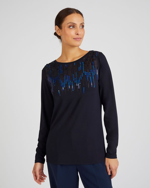 T-shirt à sequins