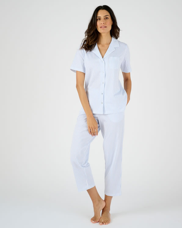 Pyjama 7/8ème boutonné