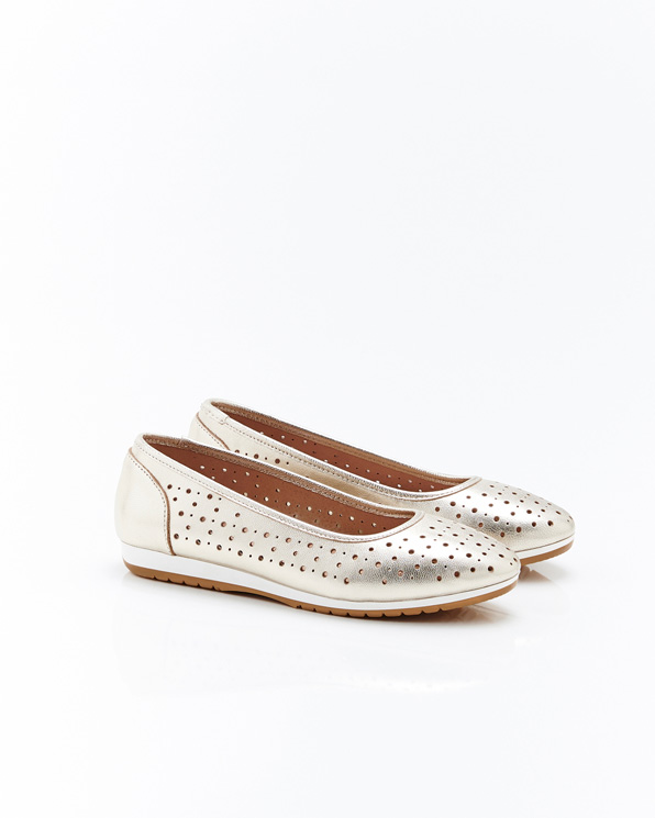 Ballerines Climatyl dessus cuir perforé