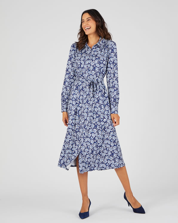 Robe boutonnée maille chaude