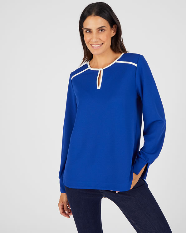 Tunique maille crêpe stretch