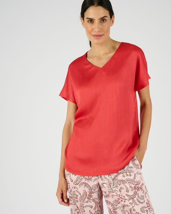 Blouse plissé permanent