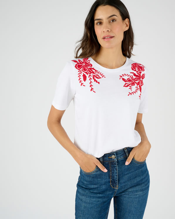 T-shirt brodé