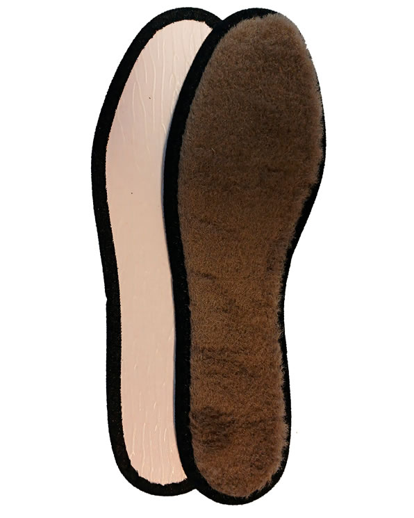 2 paires de semelle laine mouton