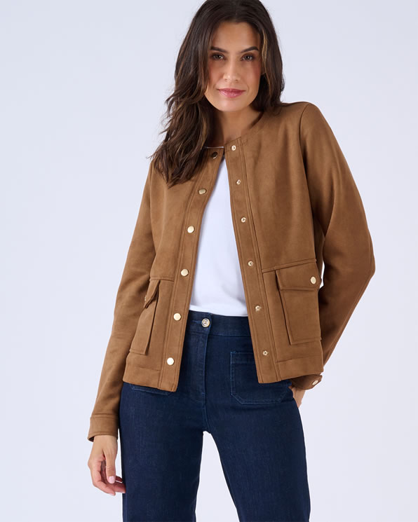 Veste suédine