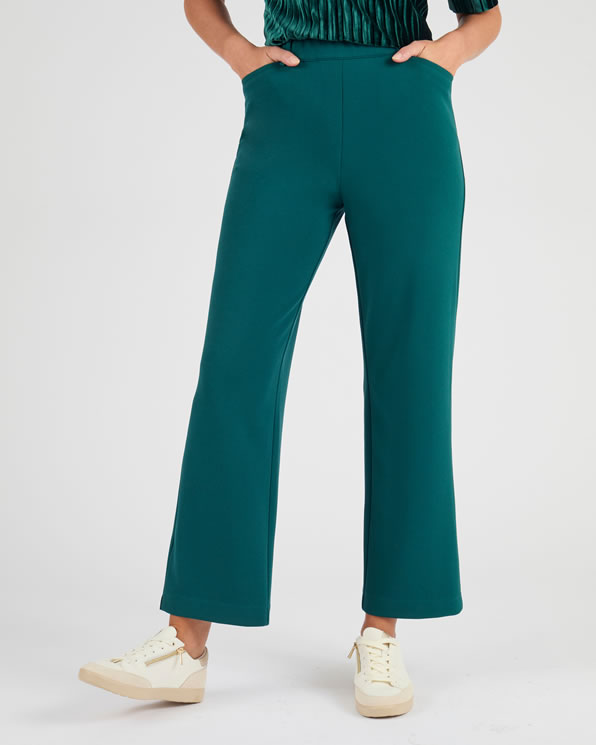 Pantalon 7/8ème maille crêpe