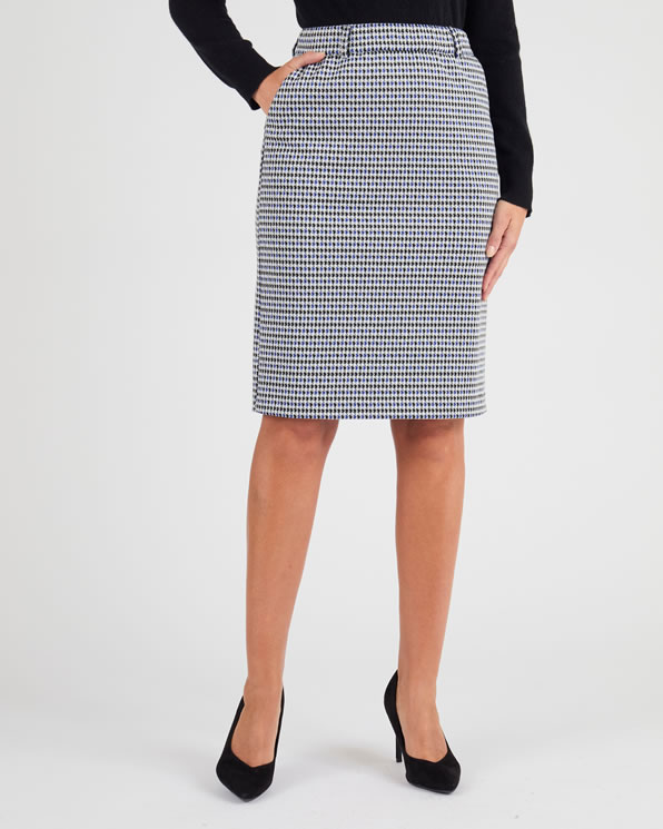 Jupe maille milano jacquard
