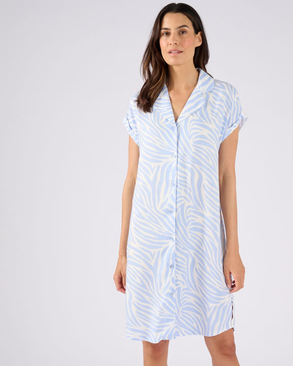 Chemise de nuit en pure viscose