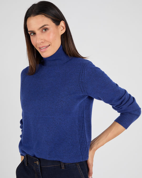 Pull col roulé fine maille Thermolactyl