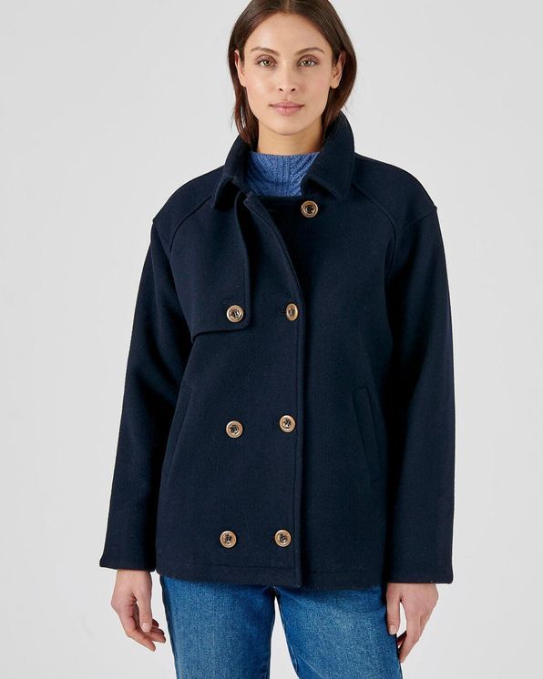 Manteau laine online mélangée