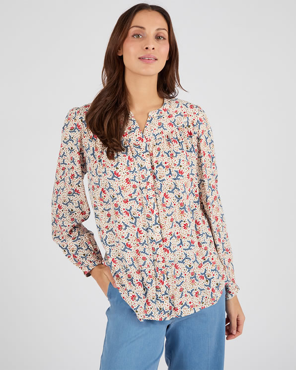Chemisier imprimé pure viscose