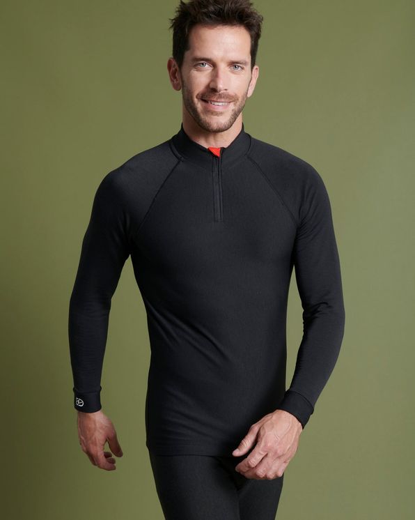 T shirt 2024 zippé homme