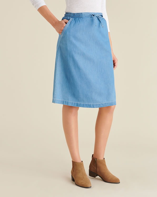 Jupe en toile clearance